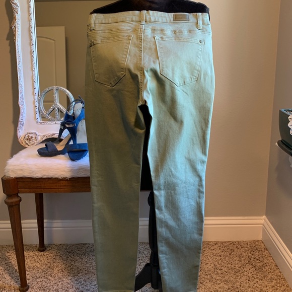 Judy Blue Olive Green Skinny Fit Denim Jeans Size 5/27 - Picture 4 of 6